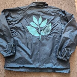 MAGENTA SKATEBOARDS CARDINAL Men's Jacket Large Blue Shell Windbreaker Flannel